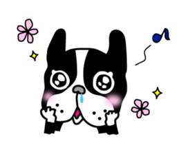 The French bulldog stickers sticker #3355709