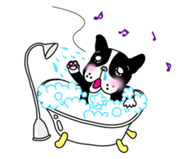 The French bulldog stickers sticker #3355731