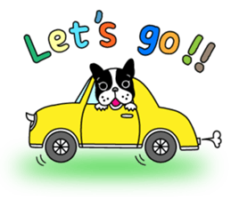 The French bulldog stickers sticker #3355743