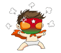 BEBE The Baby Hero sticker #3356148