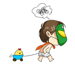 BEBE The Baby Hero sticker #3356149