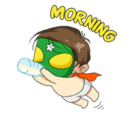 BEBE The Baby Hero sticker #3356154