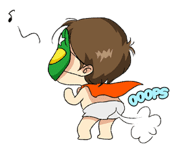 BEBE The Baby Hero sticker #3356157