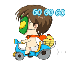 BEBE The Baby Hero sticker #3356173