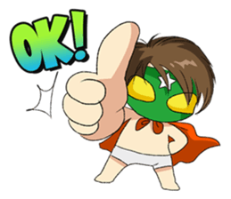 BEBE The Baby Hero sticker #3356174