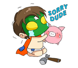 BEBE The Baby Hero sticker #3356177