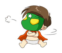 BEBE The Baby Hero sticker #3356182