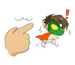 BEBE The Baby Hero sticker #3356185