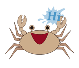 Humor crab sticker #3356546