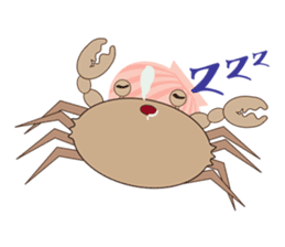 Humor crab sticker #3356552