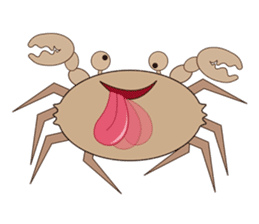 Humor crab sticker #3356556
