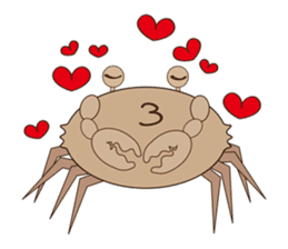 Humor crab sticker #3356560