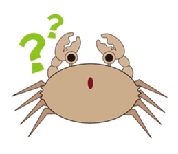 Humor crab sticker #3356564