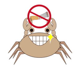 Humor crab sticker #3356568