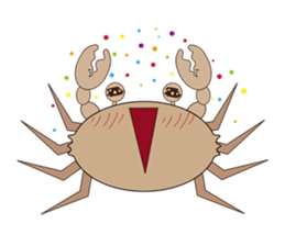 Humor crab sticker #3356578