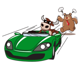 Bull-Luer & Bear-Ra sticker #3356978