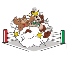 Bull-Luer & Bear-Ra sticker #3356982