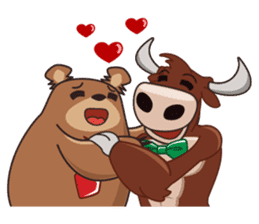 Bull-Luer & Bear-Ra sticker #3356985