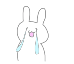 The pretty,strange rabbit sticker #3357100