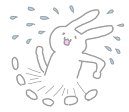 The pretty,strange rabbit sticker #3357104