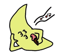 The yellow Boomerang sticker #3357229