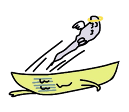 The yellow Boomerang sticker #3357238