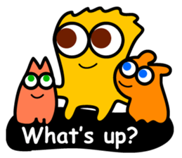 Threesome "What's up?" sticker #3357386