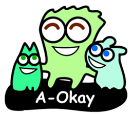 Threesome "What's up?" sticker #3357388