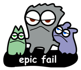 Threesome "What's up?" sticker #3357392