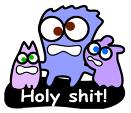 Threesome "What's up?" sticker #3357394