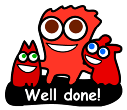 Threesome "What's up?" sticker #3357400