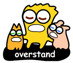 Threesome "What's up?" sticker #3357404