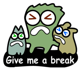 Threesome "What's up?" sticker #3357405