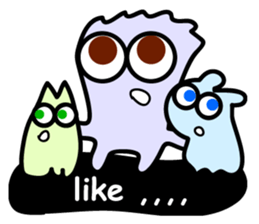 Threesome "What's up?" sticker #3357406