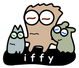 Threesome "What's up?" sticker #3357407