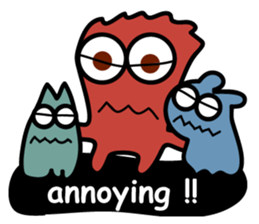 Threesome "What's up?" sticker #3357411