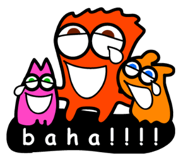 Threesome "What's up?" sticker #3357413