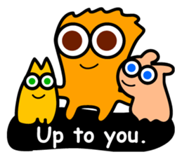 Threesome "What's up?" sticker #3357415