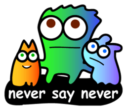 Threesome "What's up?" sticker #3357417