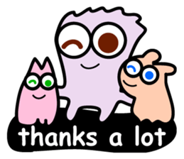 Threesome "What's up?" sticker #3357423