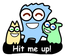 Threesome "What's up?" sticker #3357425