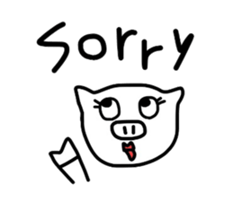 Usa and Buta sticker #3357451