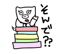 Usa and Buta sticker #3357464