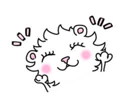 Maru the White Cat sticker #3358026