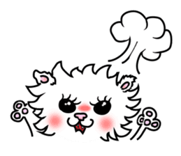 Maru the White Cat sticker #3358032