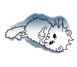 Maru the White Cat sticker #3358036