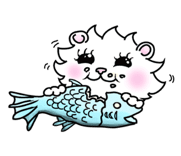 Maru the White Cat sticker #3358044