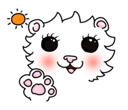 Maru the White Cat sticker #3358047