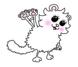 Maru the White Cat sticker #3358052