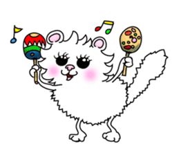 Maru the White Cat sticker #3358053